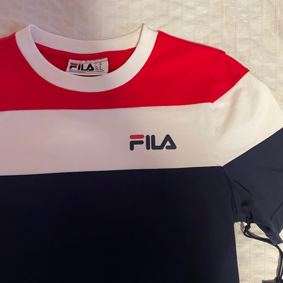 Fila tri colour crop top - NEVER WORN WITH TAG - Picture 2 of 6